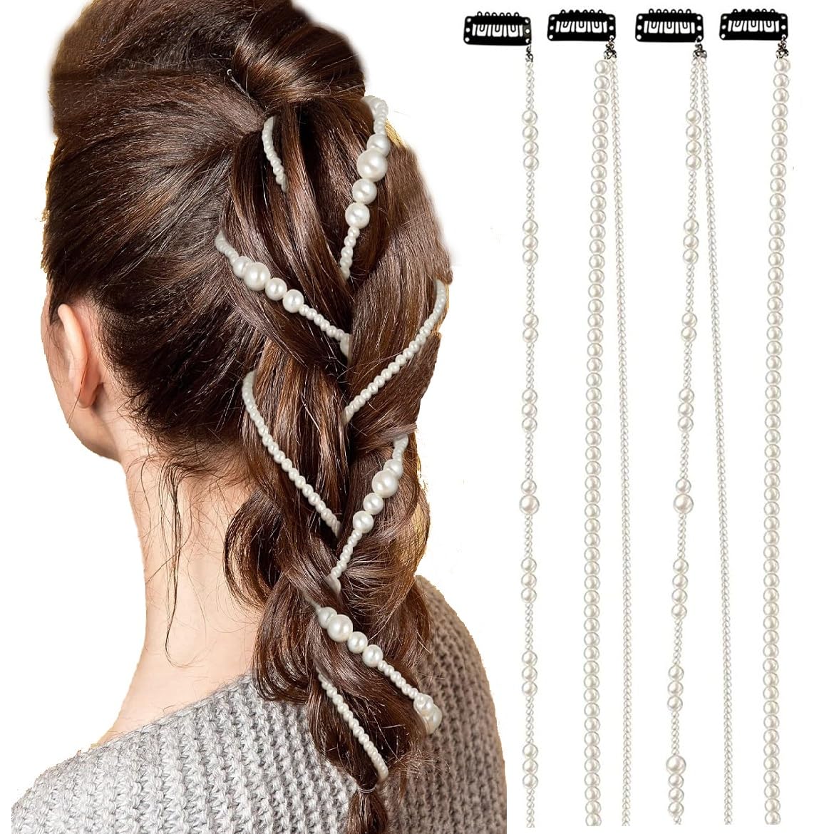 Amazon.com : LiaSun Faux Pearls Hair Accessories Hand-made